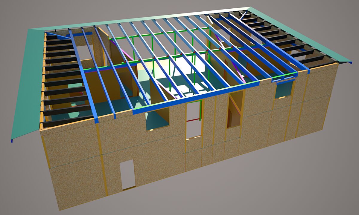 Photo: High Performance, SIPs Self Build in Northumberland