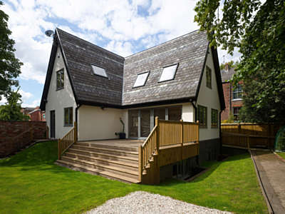SIPs House with Steep Pitched Roof, Fallowfield project photograph