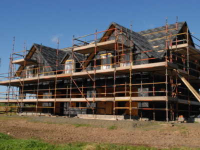 Large SIPs Detached House, Jedburgh project photograph