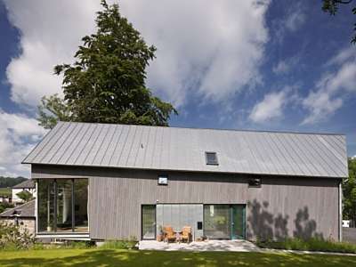 Cantilevering SIPs Home in Strathblane project photograph