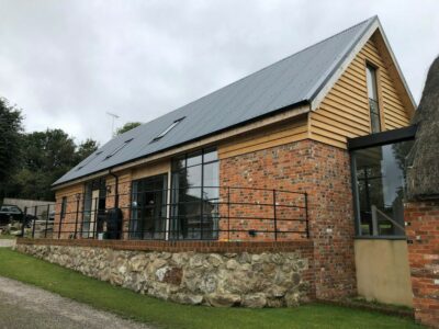 New SIPs Build Linked to Listed Barn Creates Energy Efficient SIPs Home in Wiltshire project photograph