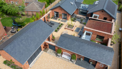 A photo of a recent SIPs home delivered by SIPS@Clays