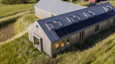 A photo of a recent SIPs home delivered by SIPS@Clays