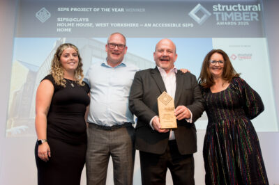 Photo: Accessible SIPs Home Scoops Two Awards at Structural Timber Awards 2025