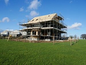 Photo: SIPs for Speed:  Farmhouse Complete in 11 Days!