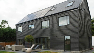 A photo from the SIPs build project titled 'Speedy SIPs Panel Barn in Fen Drayton, Cambridgeshire'