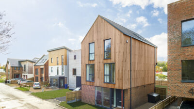 A photo from the SIPs build project titled 'SIPs Self Build, Graven Hill'