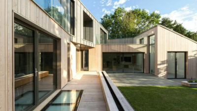 A photo from the SIPs build project titled 'Contemporary SIPs House, Corbridge'