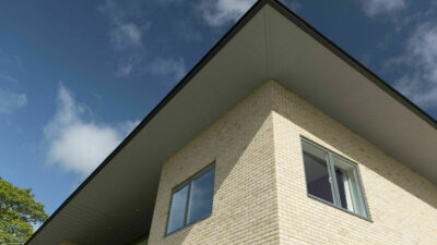 A photo from the SIPs build project titled 'High Performance, SIPs Self Build in Northumberland'