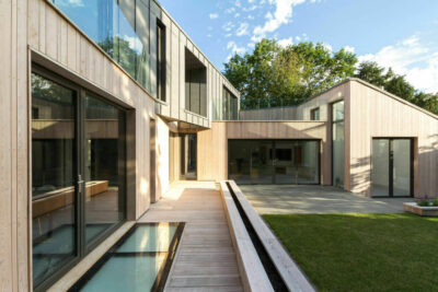 A photo from the SIPs build project titled 'Contemporary SIPs House, Corbridge'