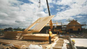 Installing SIPs Roof Panels at the Church Farm residential development thumbnail